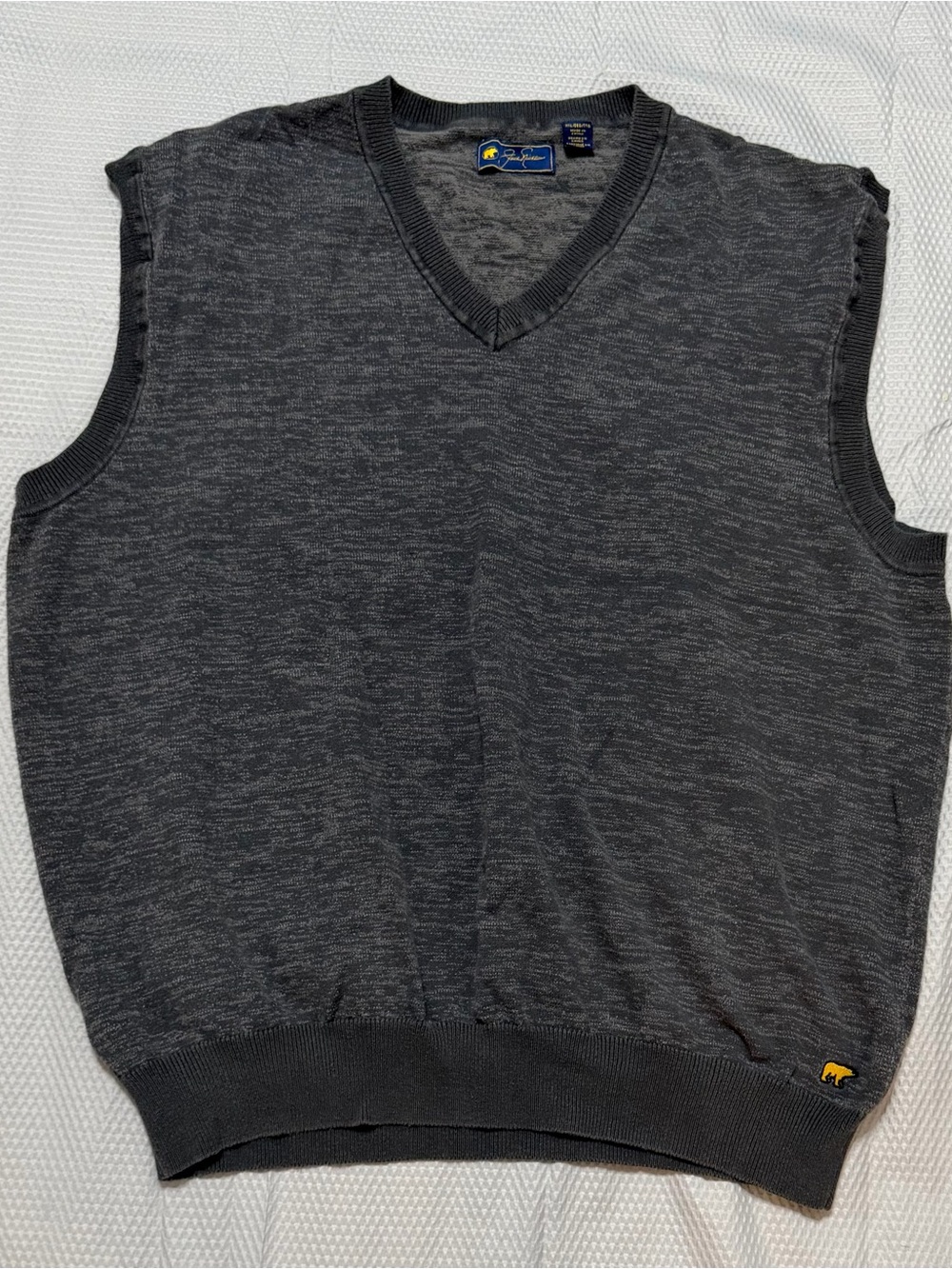 Jack Nicklaus Men’s XXL Gray V-Neck Golf Sweater Vest